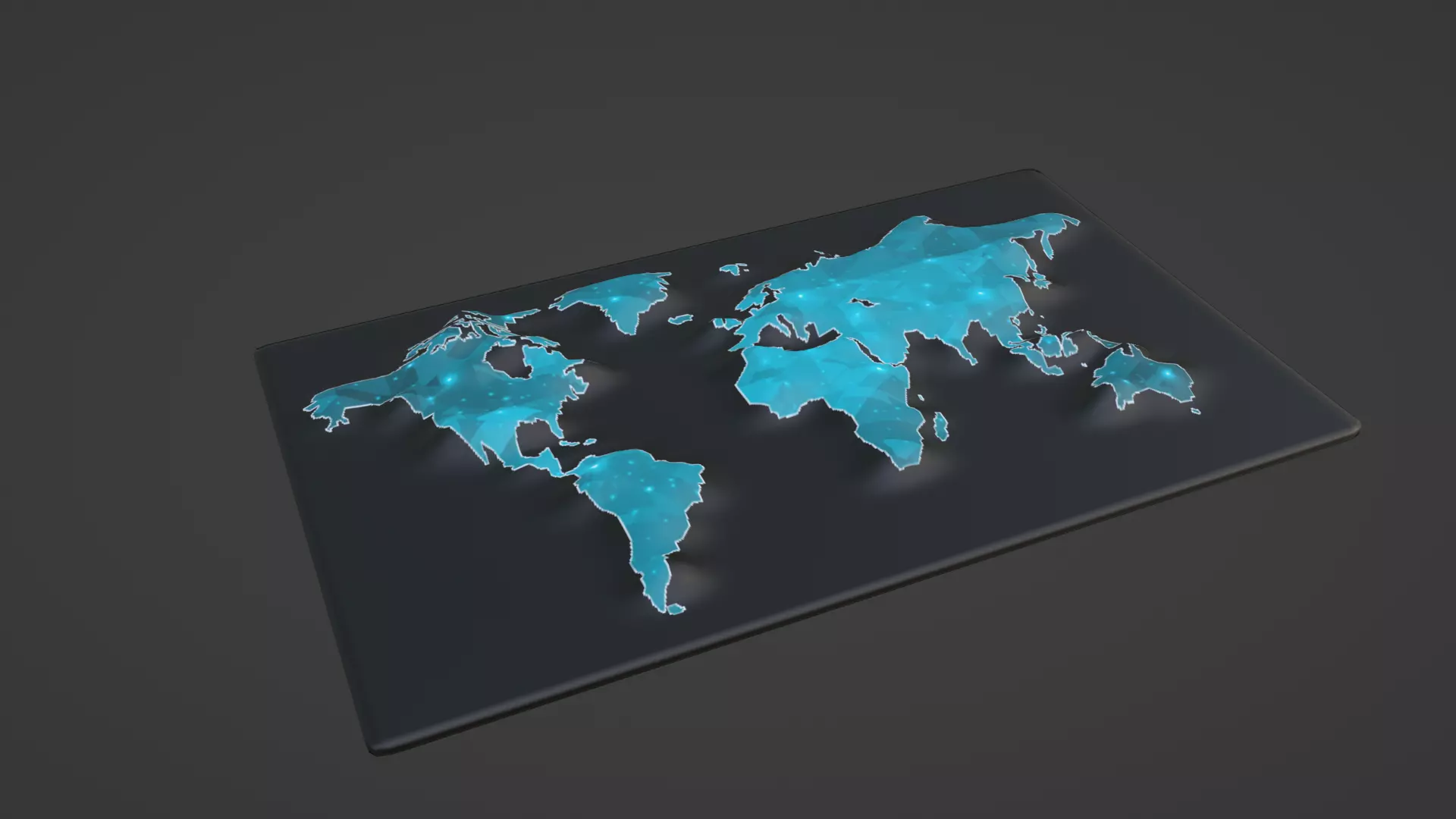 World Map 3D print model_0
