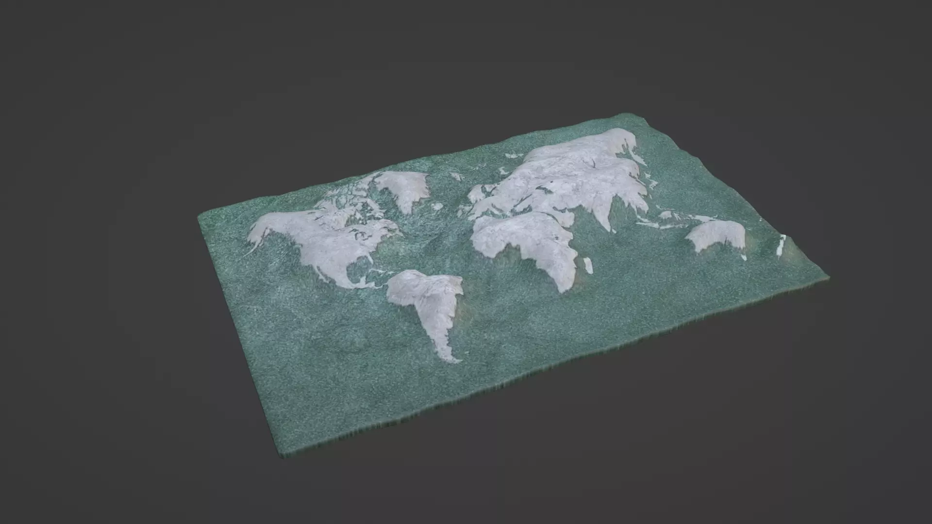 World Map 3D print model_0