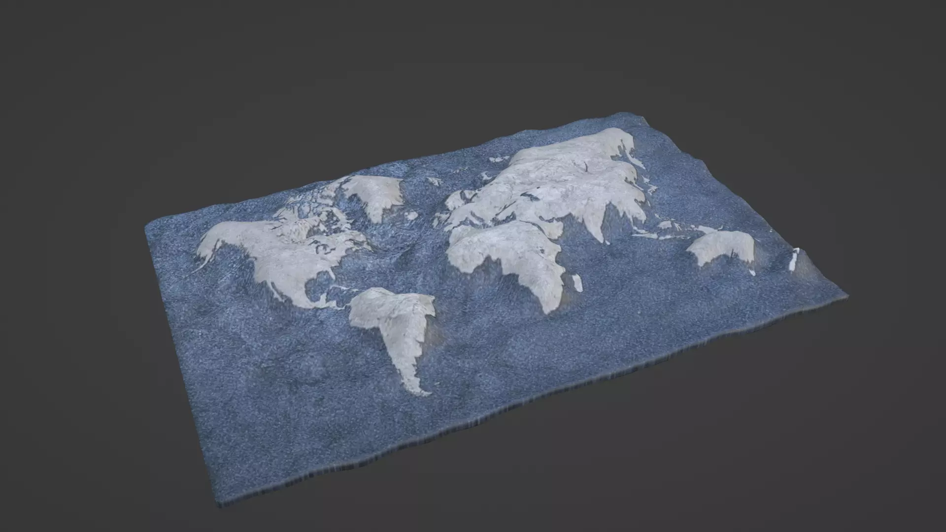 World Map 3D print model_0