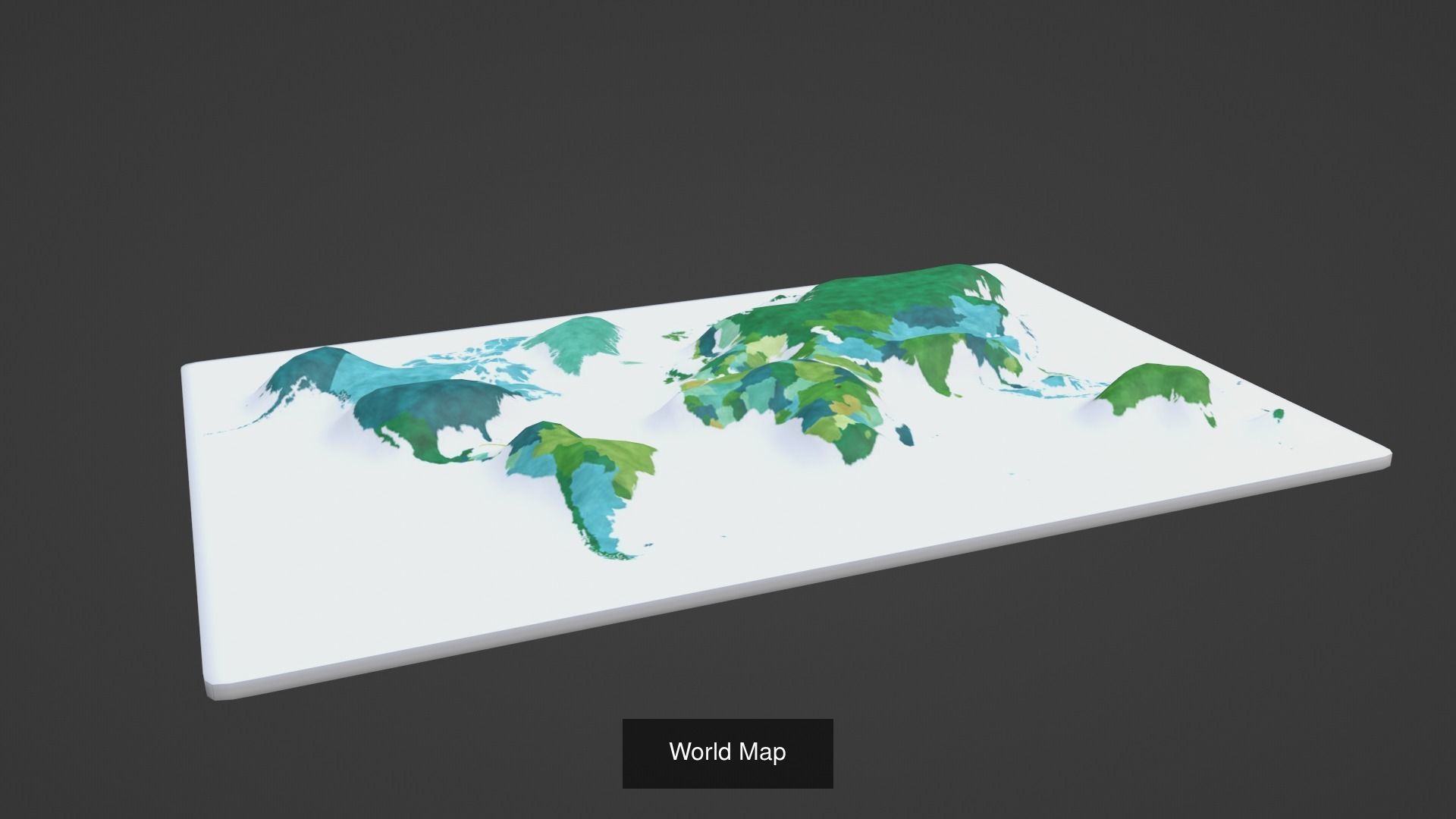 World Map Pack 47 Printing Model 3D Model Collection_13