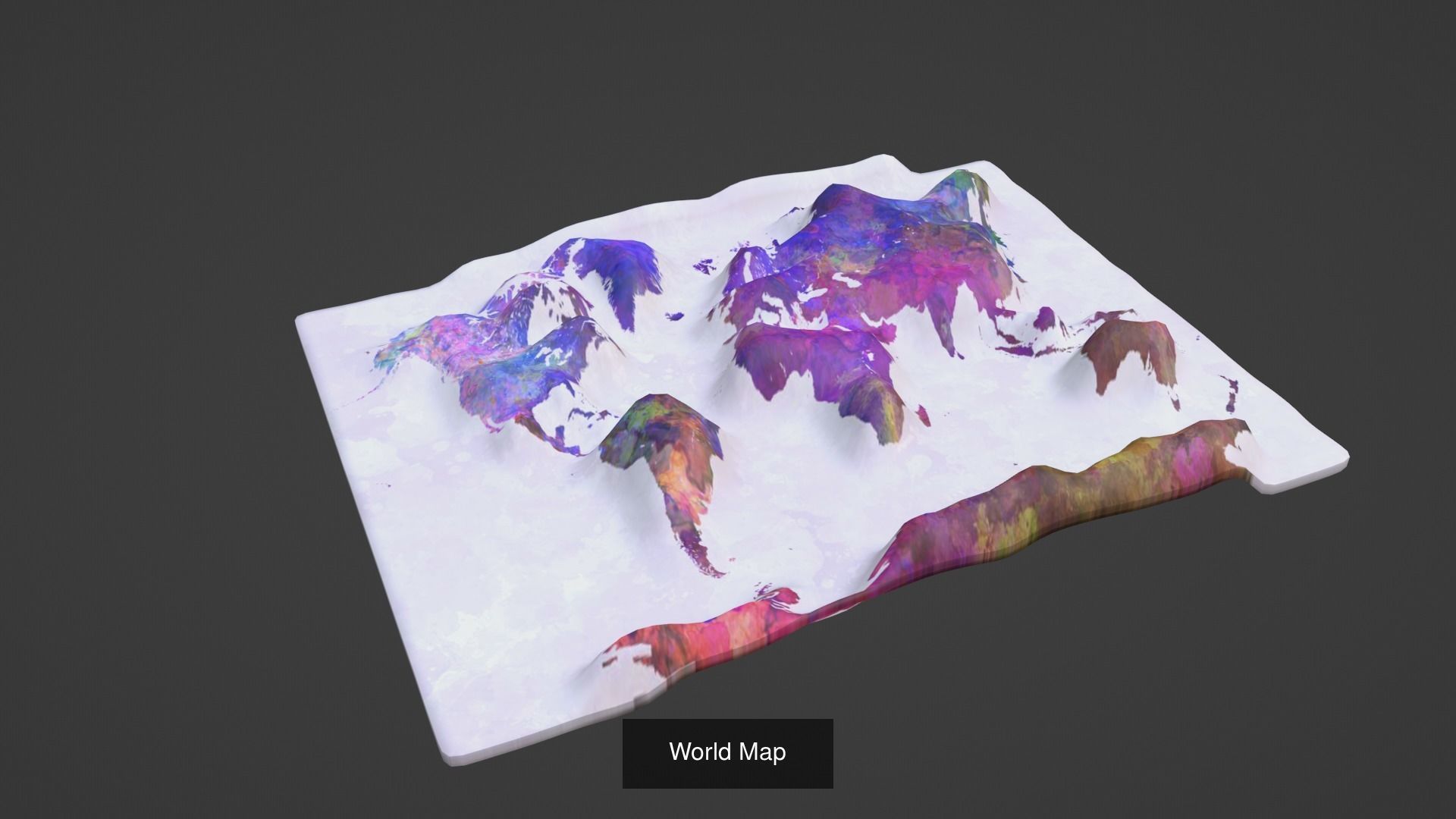 World Map Pack 47 Printing Model 3D Model Collection_23