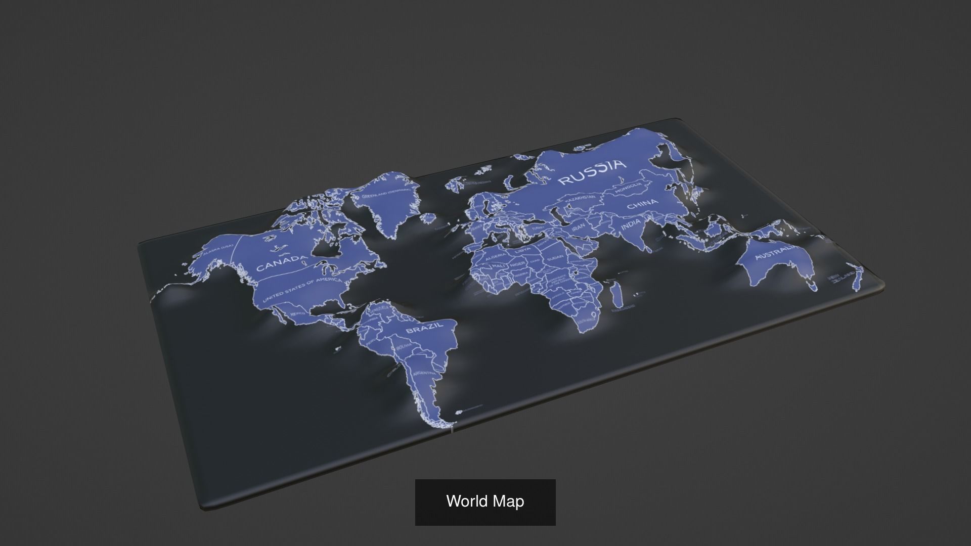 World Map Pack 47 Printing Model 3D Model Collection_39