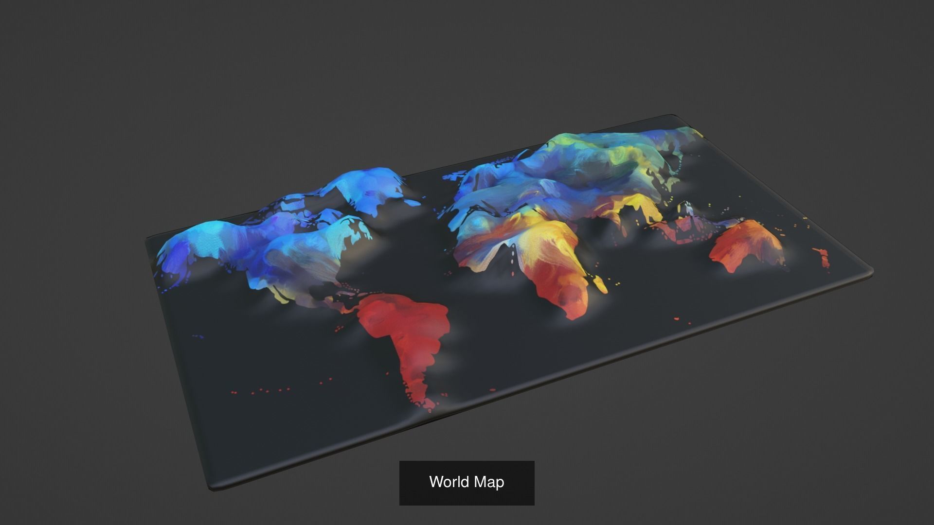 World Map Pack 47 Printing Model 3D Model Collection_33