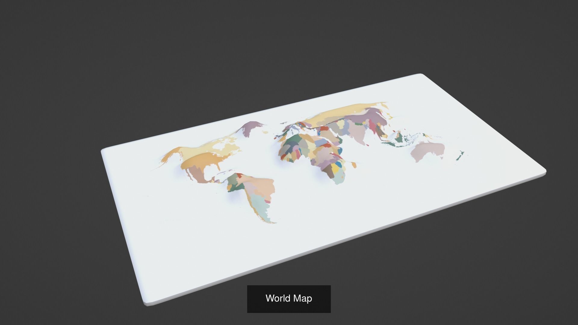 World Map Pack 47 Printing Model 3D Model Collection_27