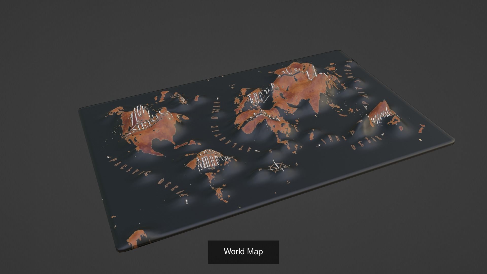 World Map Pack 47 Printing Model 3D Model Collection_37