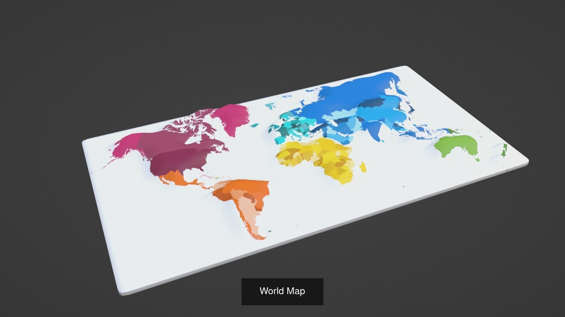 World Map Pack 47 Printing Model 3D Model Collection_47