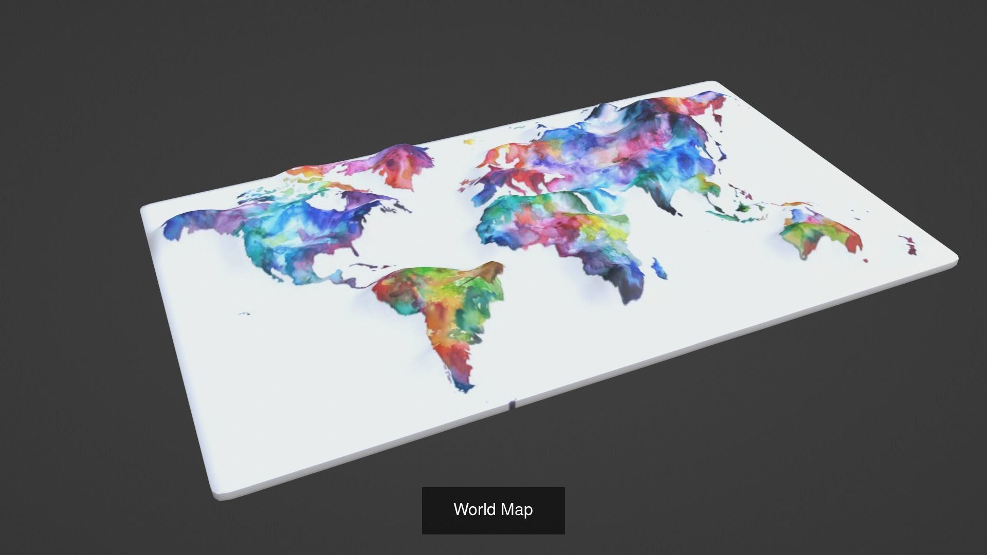 World Map Pack 47 Printing Model 3D Model Collection_19