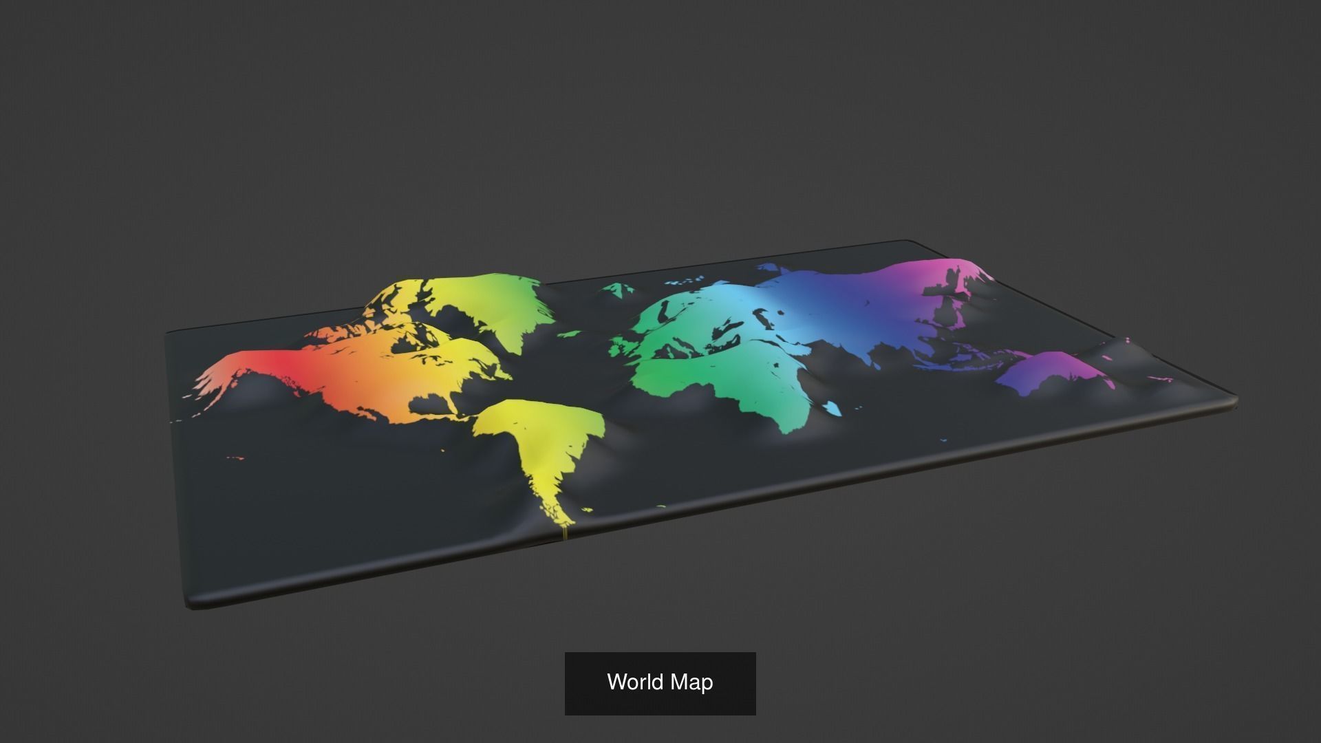 World Map Pack 47 Printing Model 3D Model Collection_10