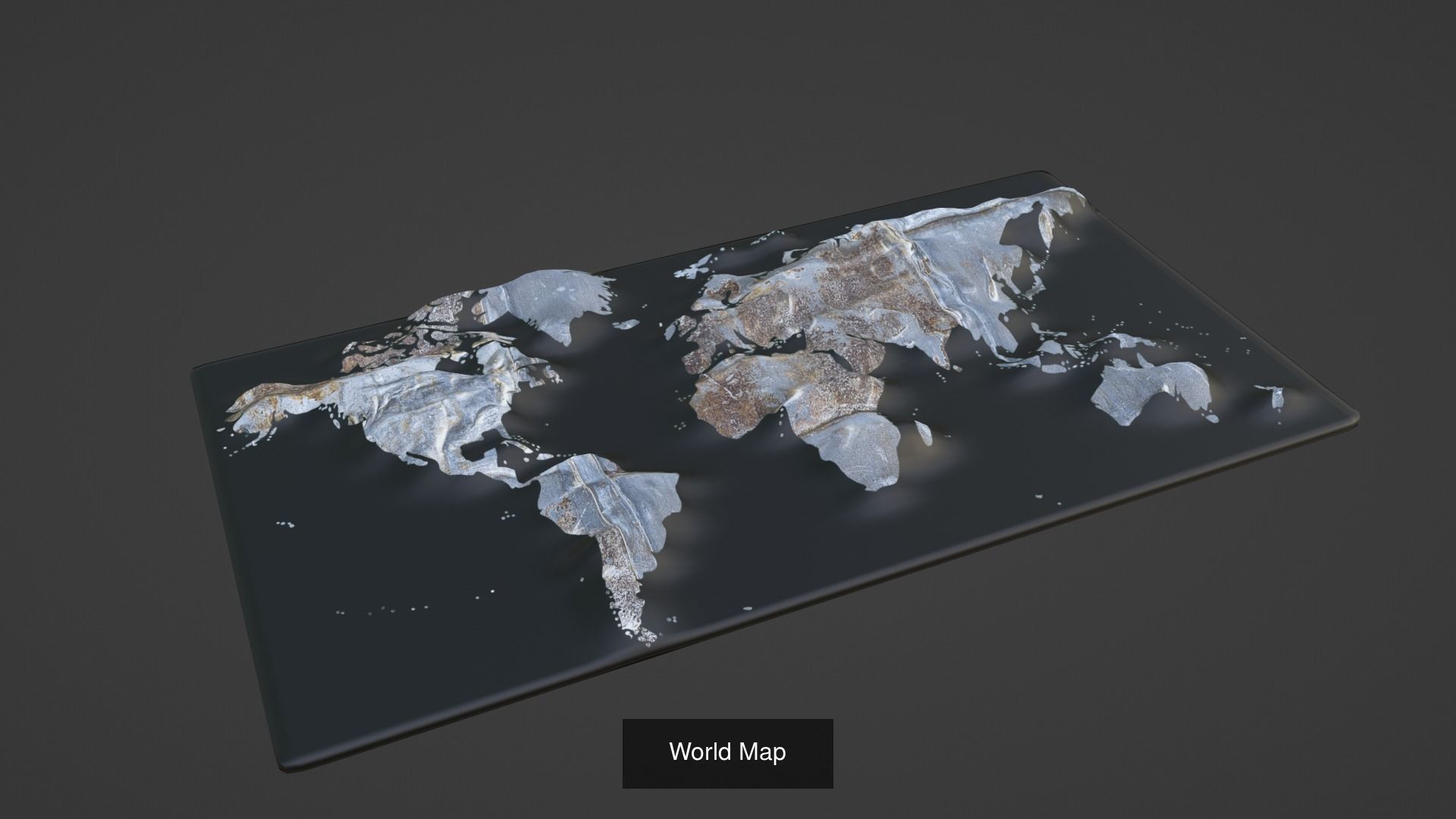 World Map Pack 47 Printing Model 3D Model Collection_46