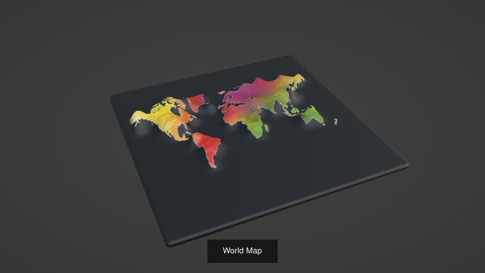 World Map Pack 47 Printing Model 3D Model Collection_43