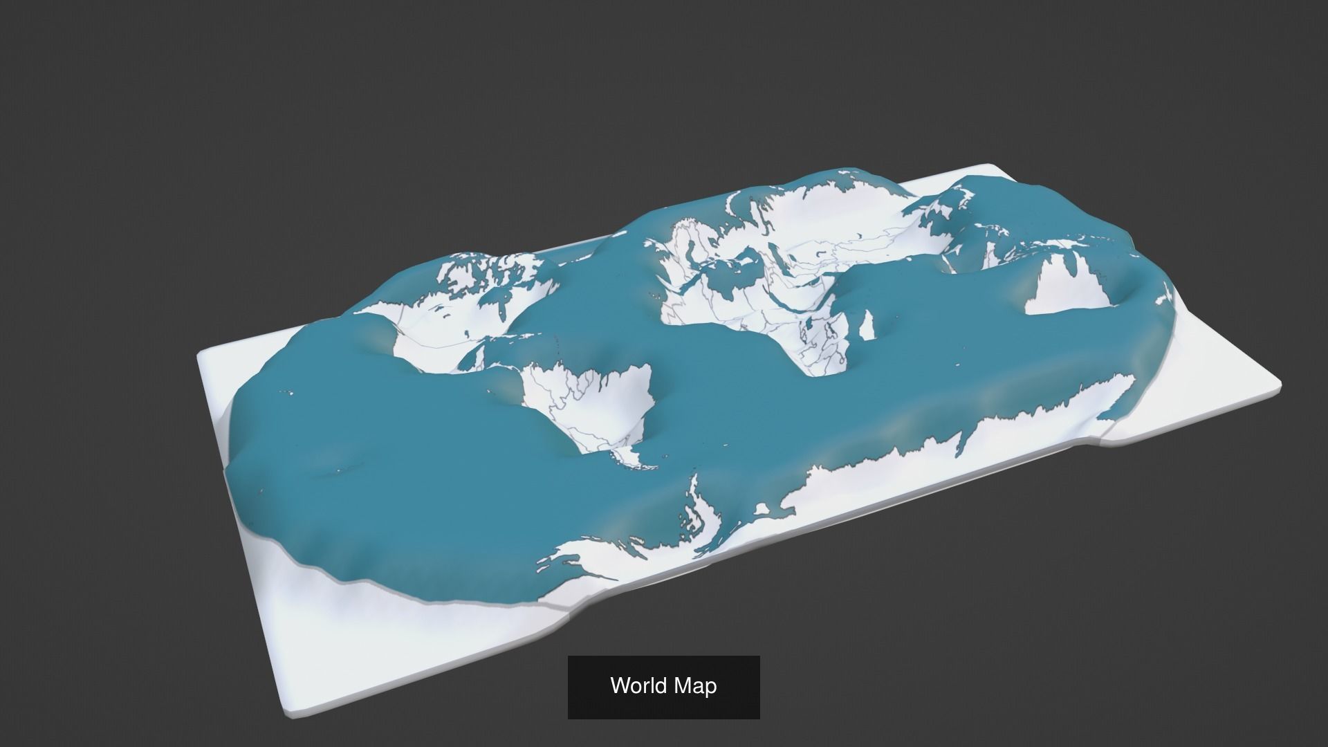 World Map Pack 47 Printing Model 3D Model Collection_31
