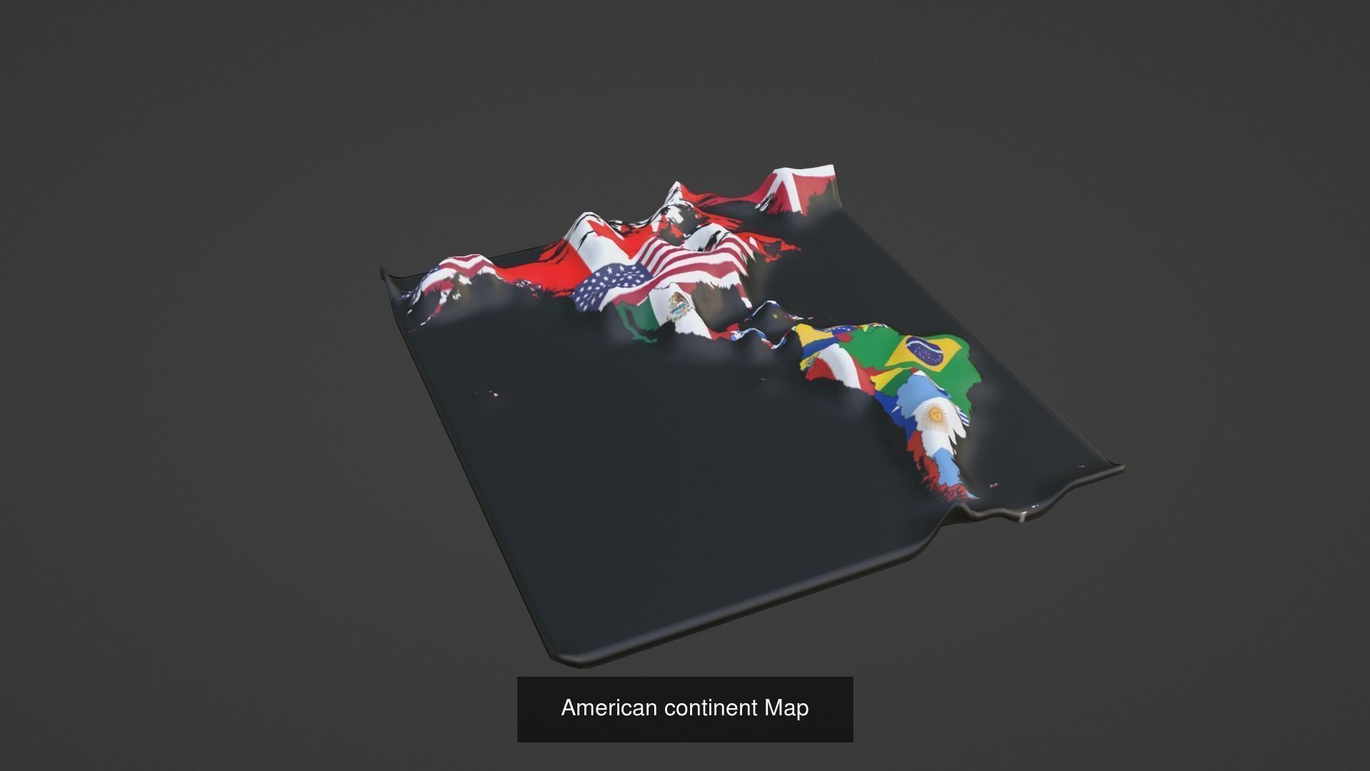 World Map Pack 47 Printing Model 3D Model Collection_30