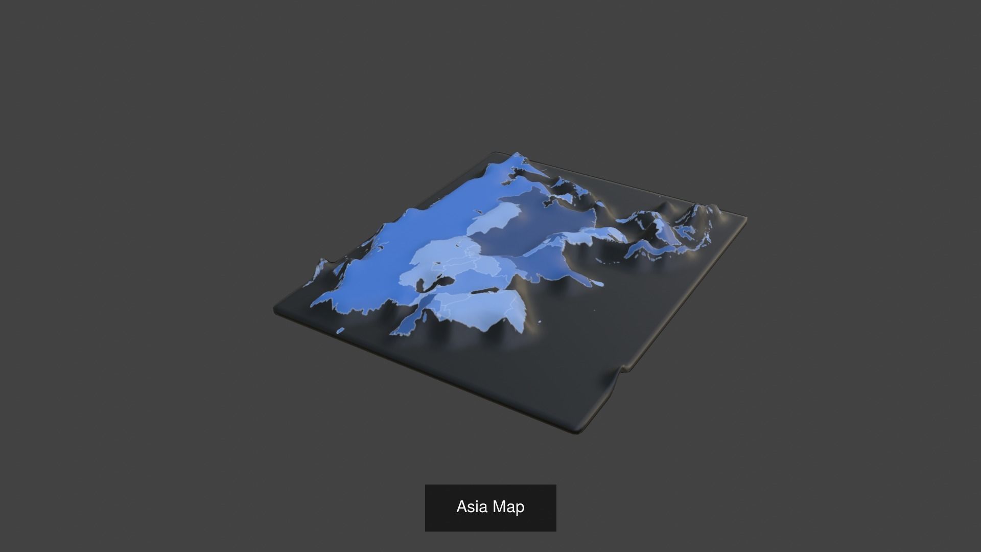 World Map Pack 47 Printing Model 3D Model Collection_7