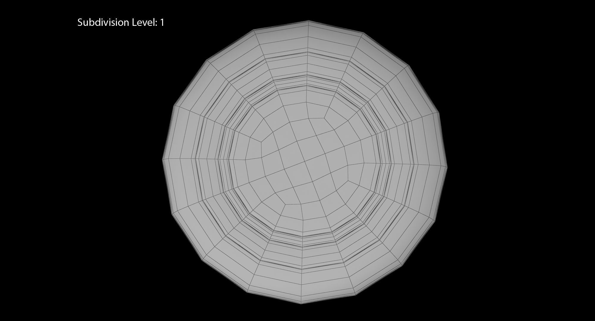 Frisbee Dots Low-poly 3D model_14