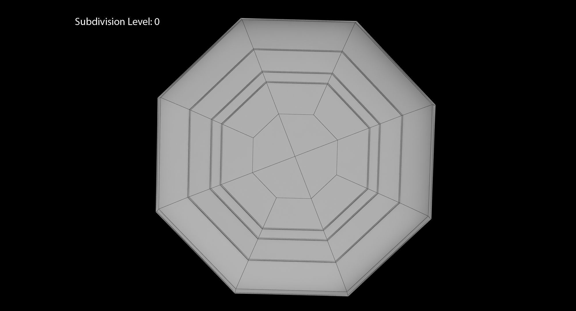 Frisbee Dots Low-poly 3D model_13