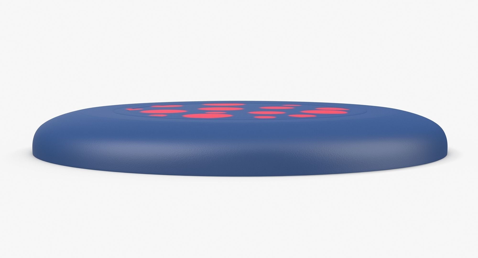 Frisbee Dots Low-poly 3D model_6