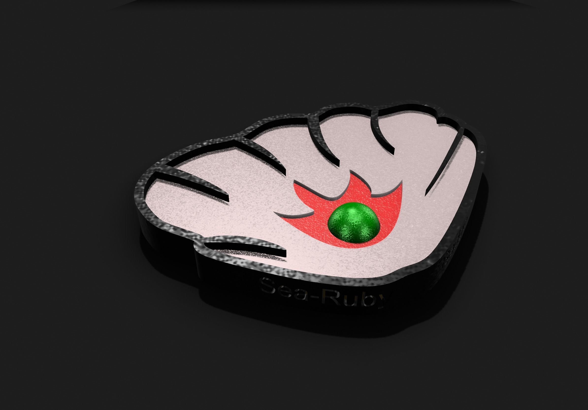 Bundle of all 4 Orange Islands Gym Badges 3D print model_1