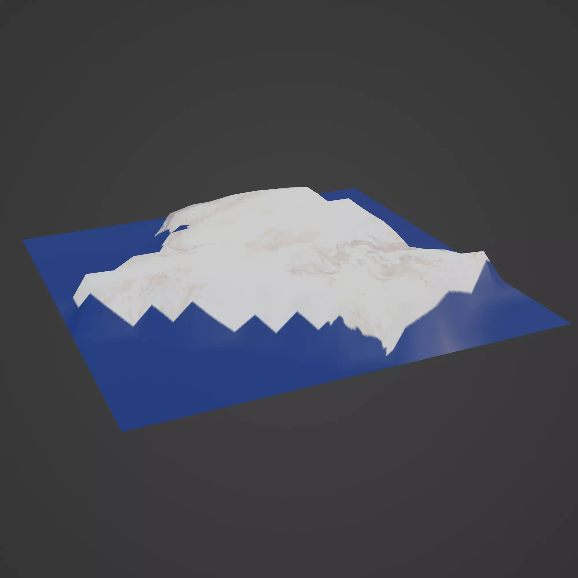 algeria map 3D print model_0