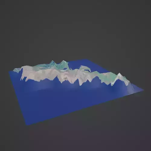 armenia map 3D print model