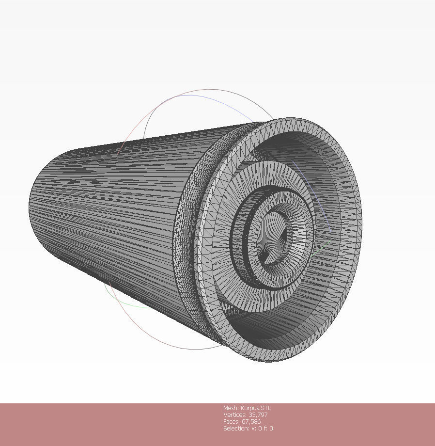 9N235 Anti Personnel submunition off artillery cluster  rockets  3D model_16