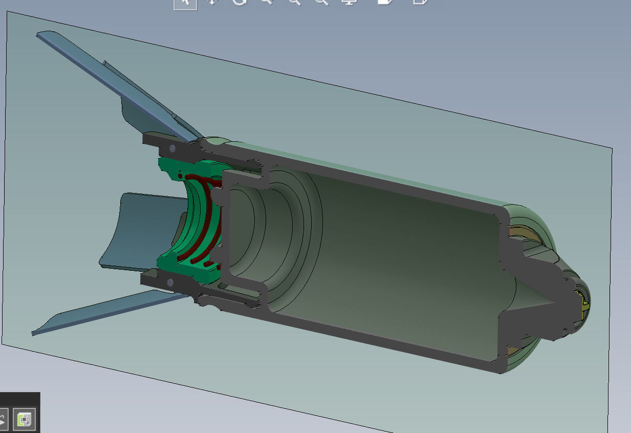 9N235 Anti Personnel submunition off artillery cluster  rockets  3D model_7