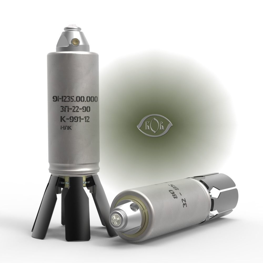 9N235 Anti Personnel submunition off artillery cluster  rockets  3D model_2