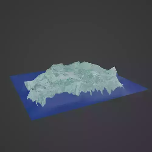 belarus map 3D print model