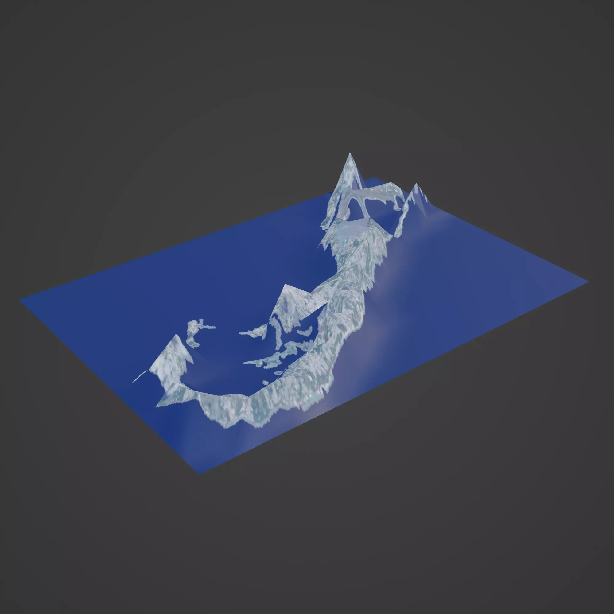 bermuda map 3D print model_0