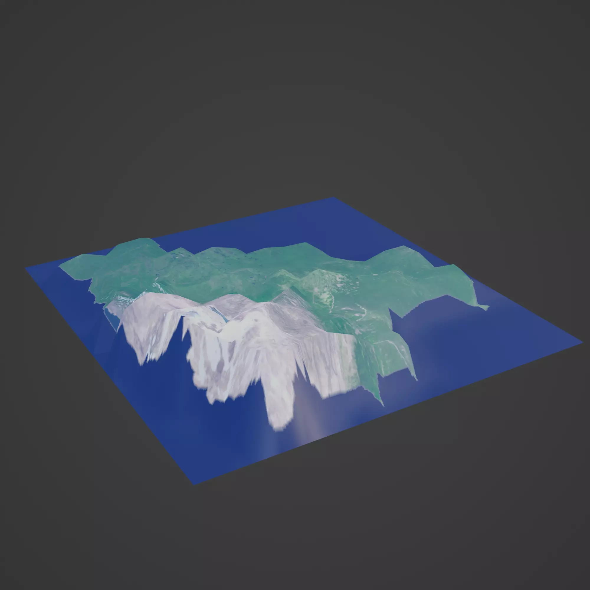 bolivia map 3D print model