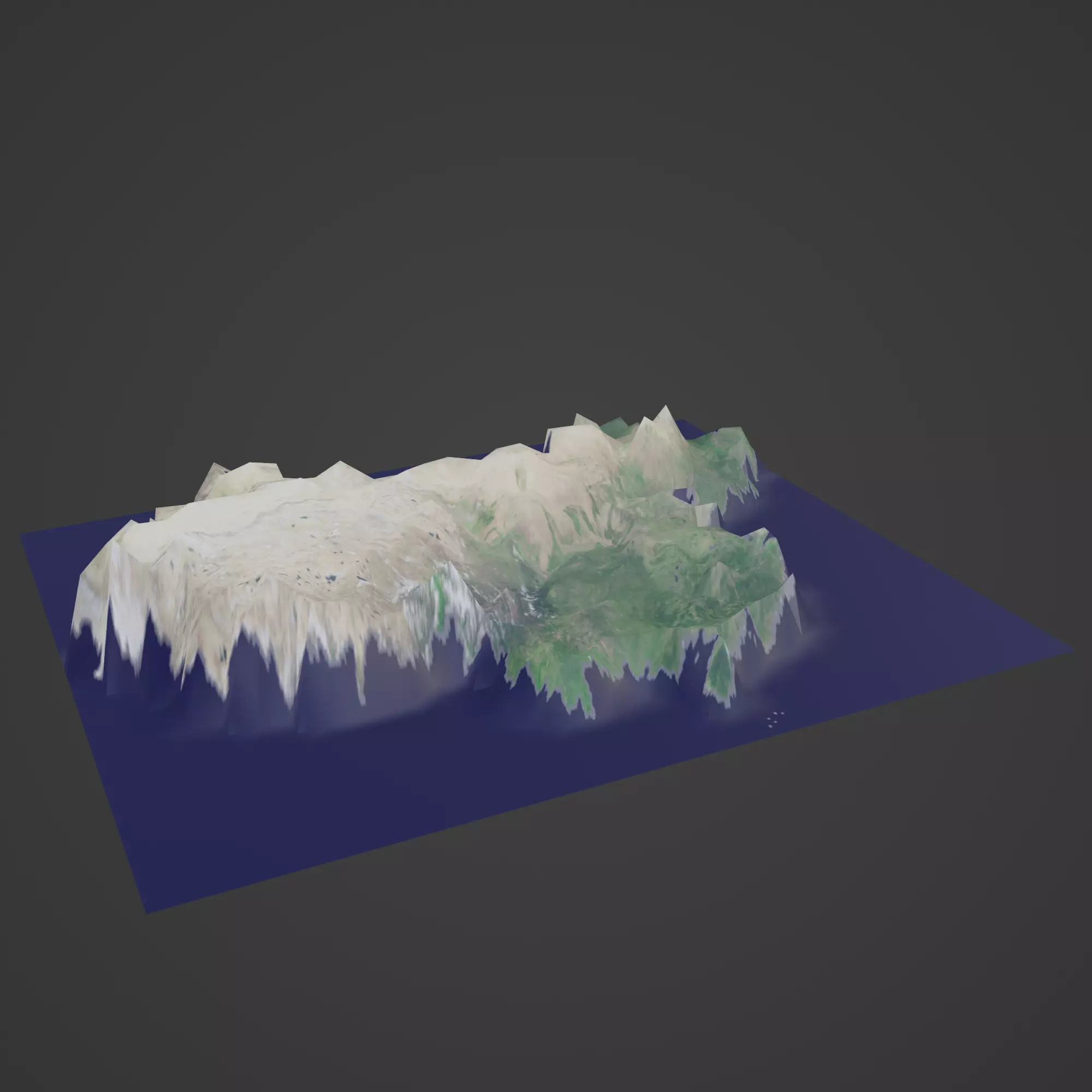 china map 3D print model