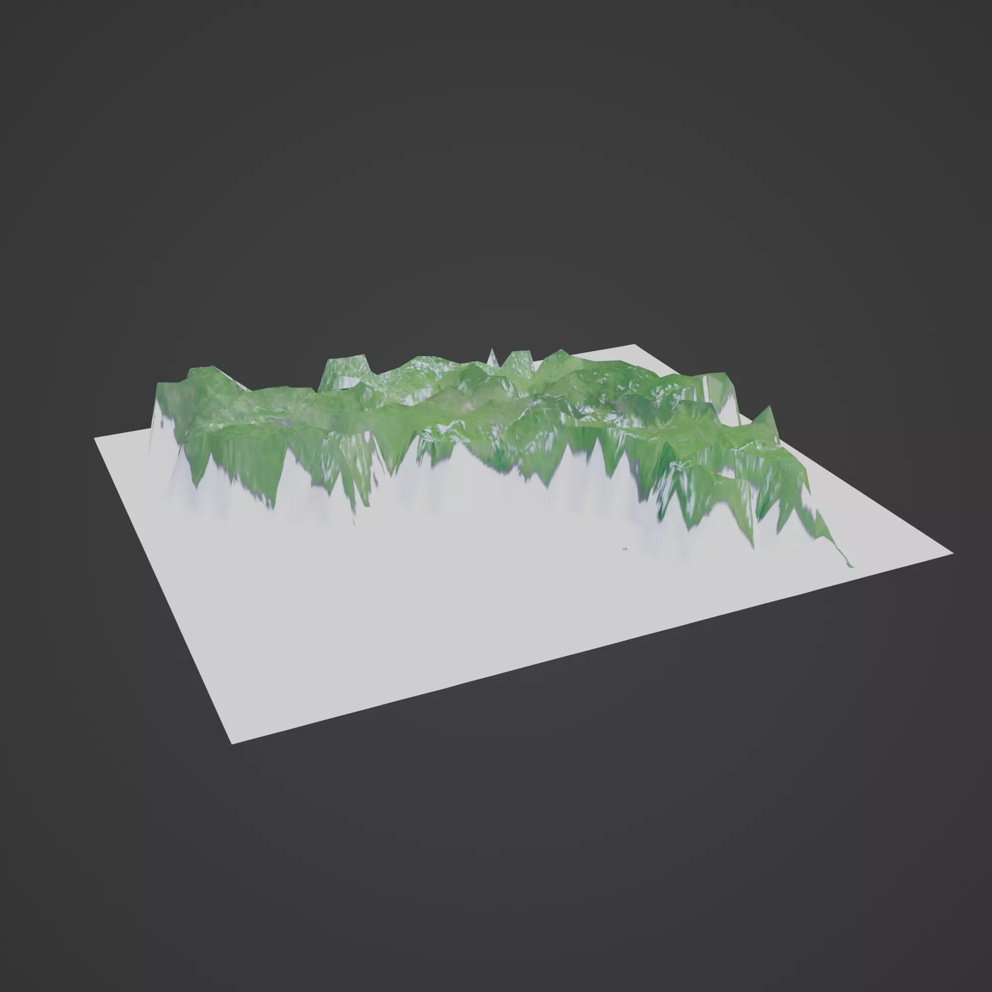 costa rica map 3D print model