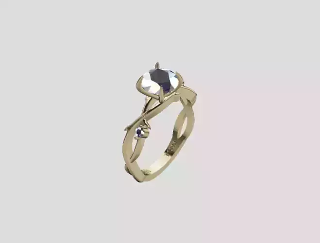 fantasy solitaire ring