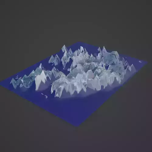 Hong-Kong Map 3D print model