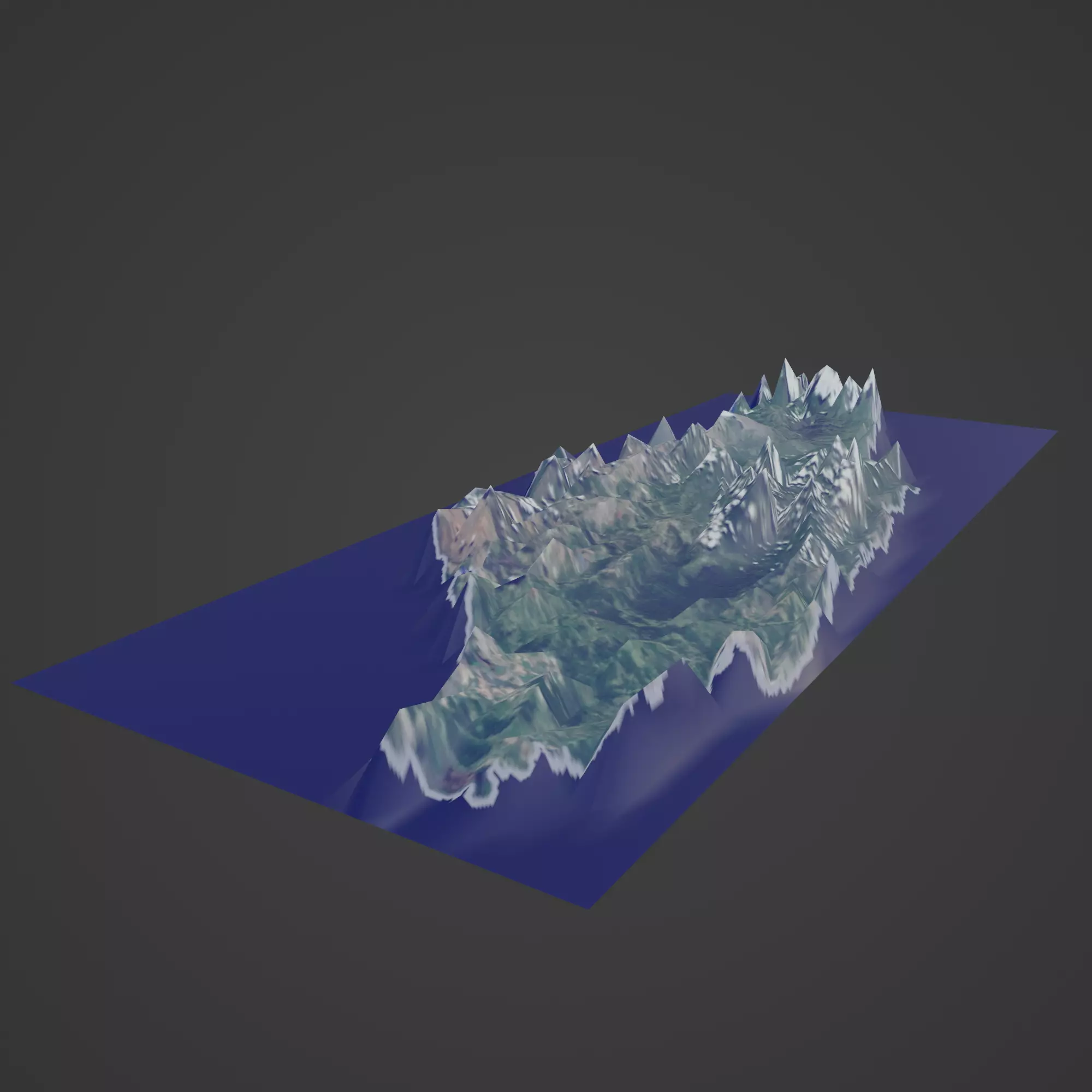 Jamaica Map 3D print model