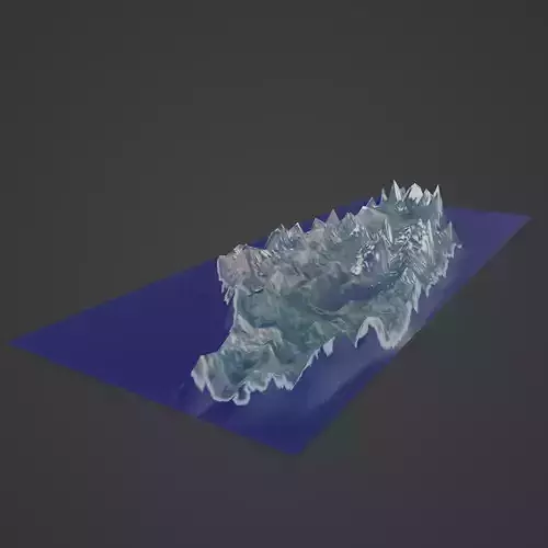 Jamaica Map 3D print model