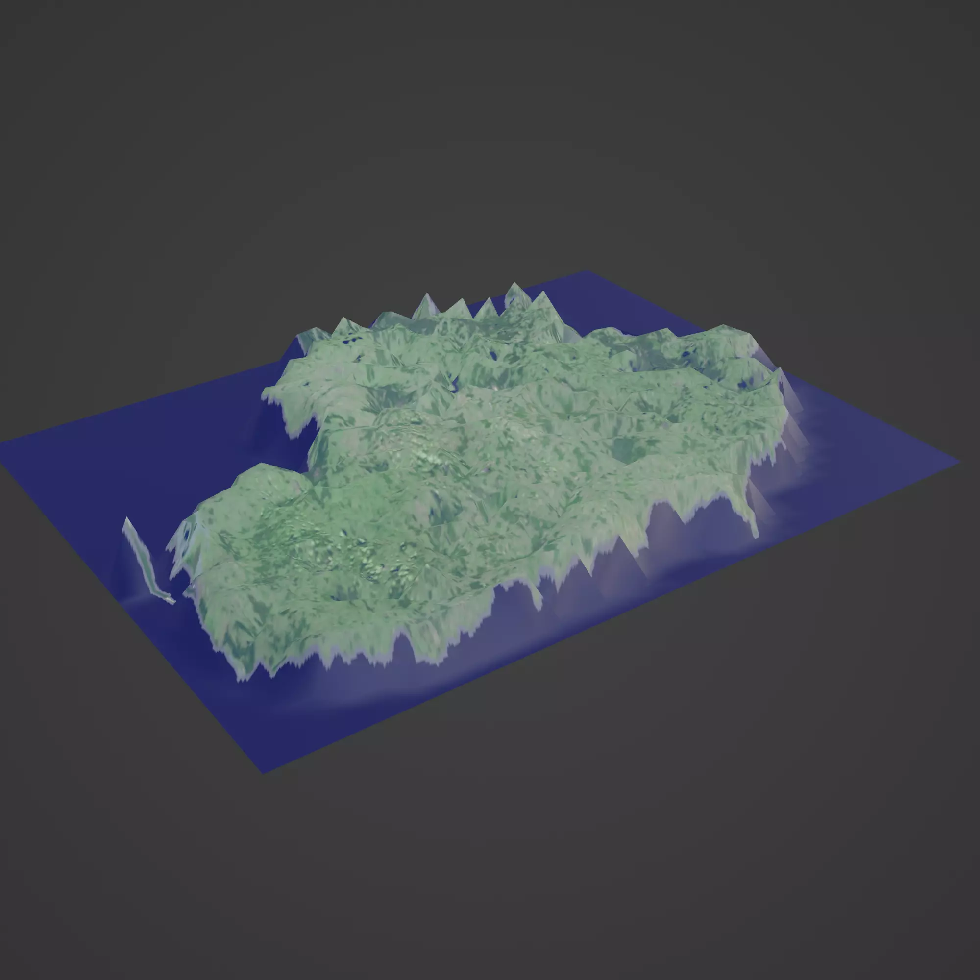 Lithuania Map 3D print model