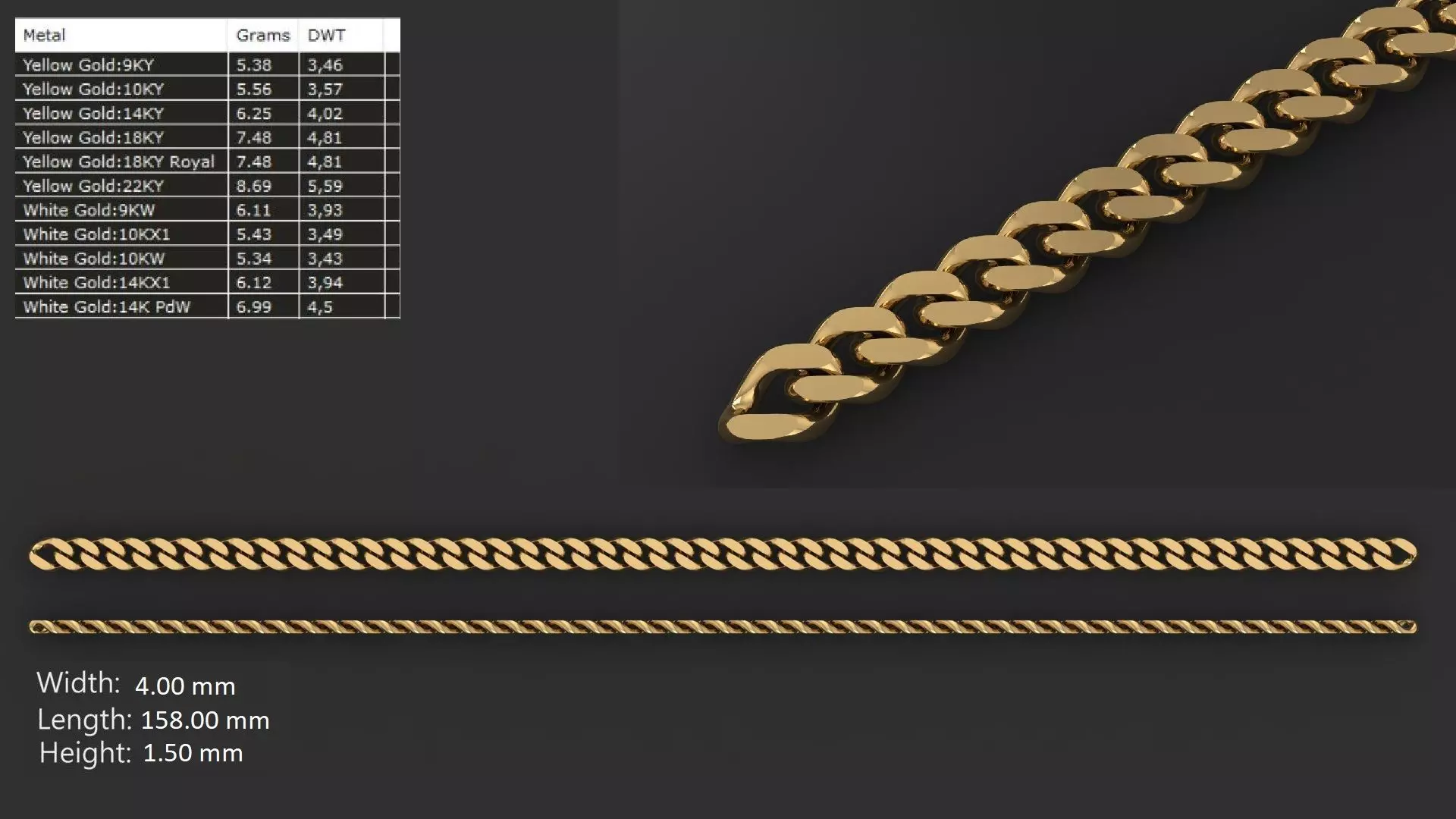 Turkish chain 20 3D print model_0