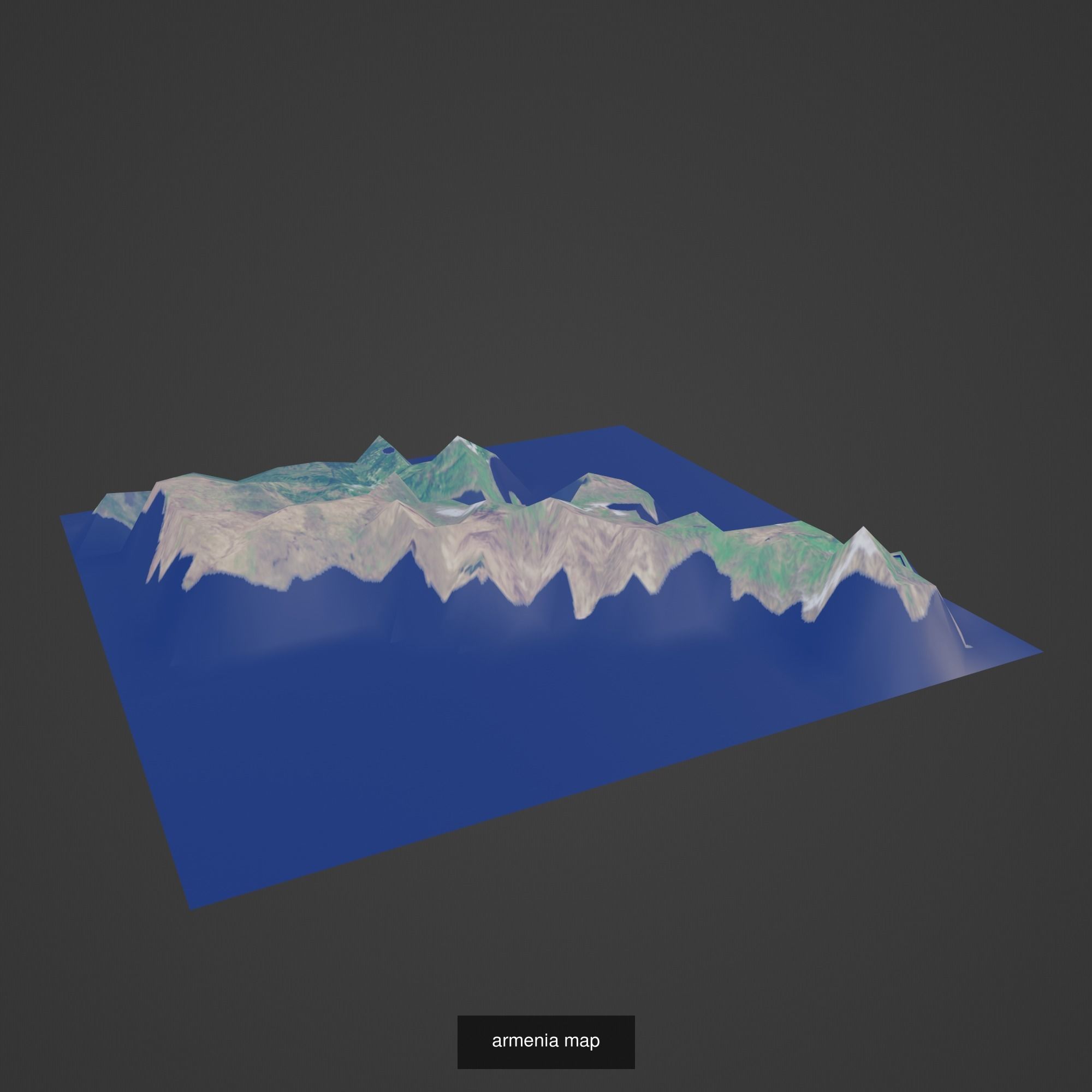All Countries Map Topography Printing Models 3D Model Collection_20
