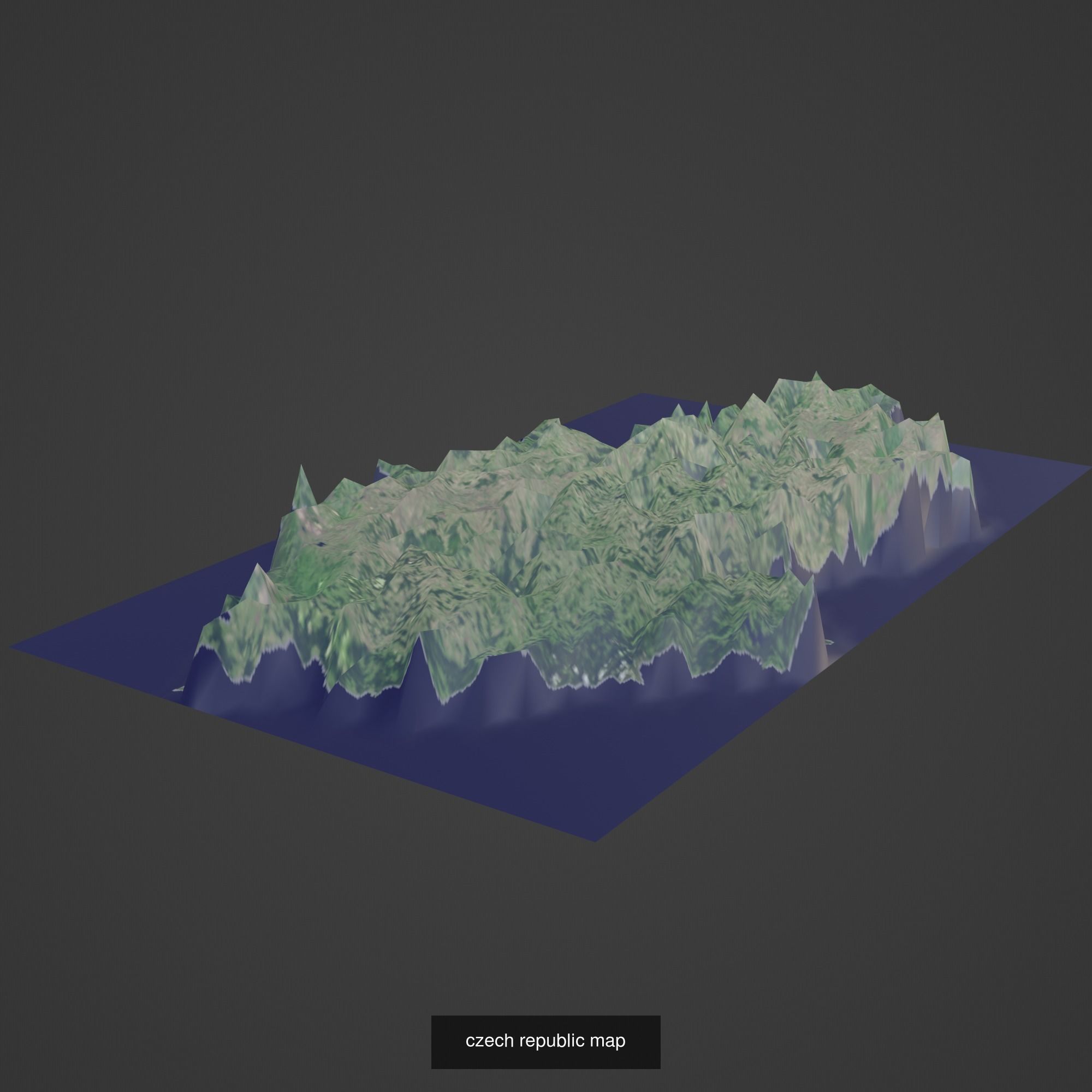 All Countries Map Topography Printing Models 3D Model Collection_54