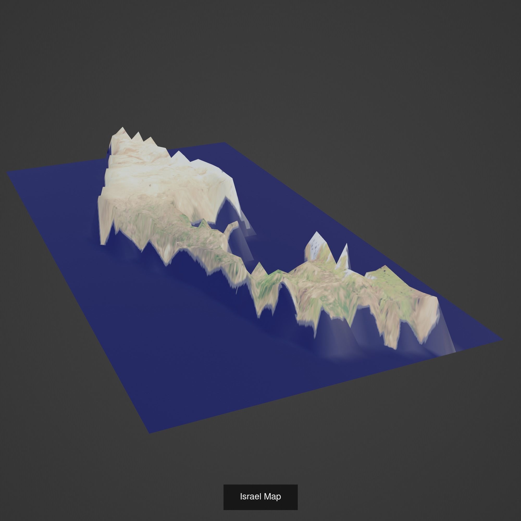 All Countries Map Topography Printing Models 3D Model Collection_90