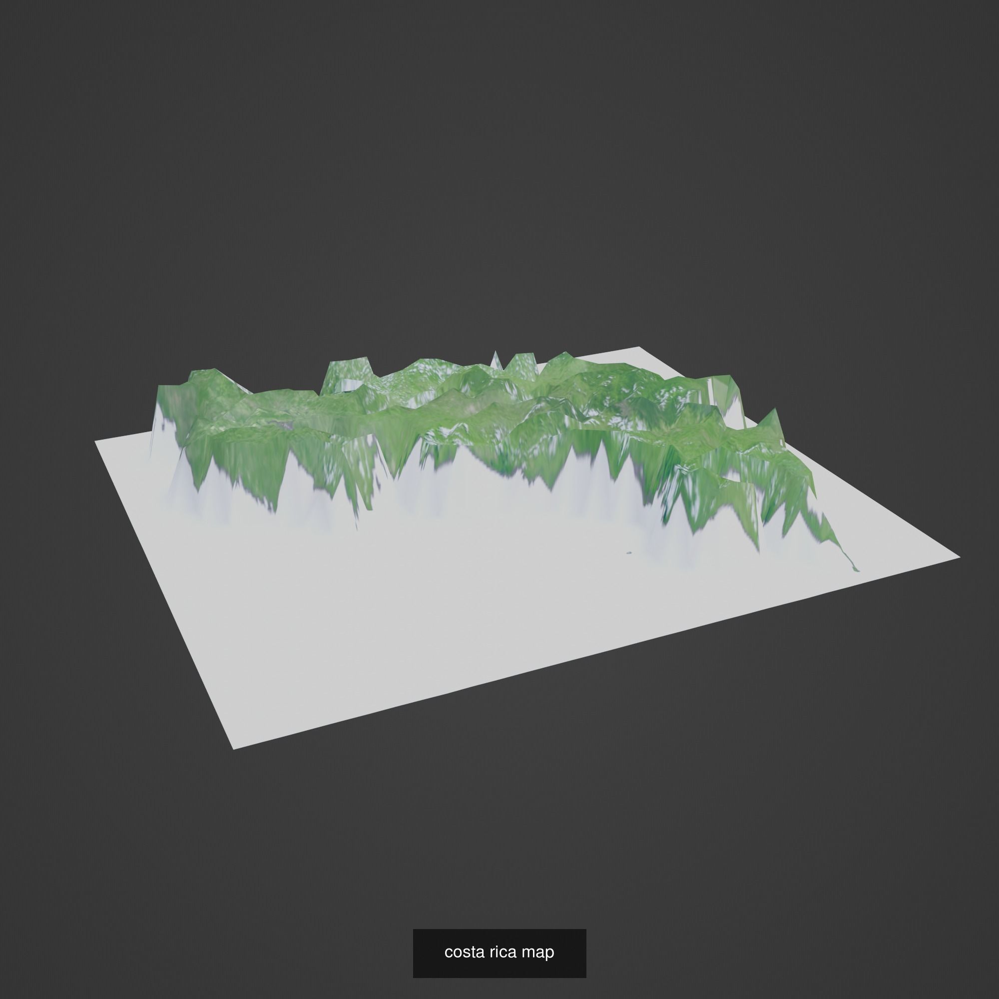 All Countries Map Topography Printing Models 3D Model Collection_50