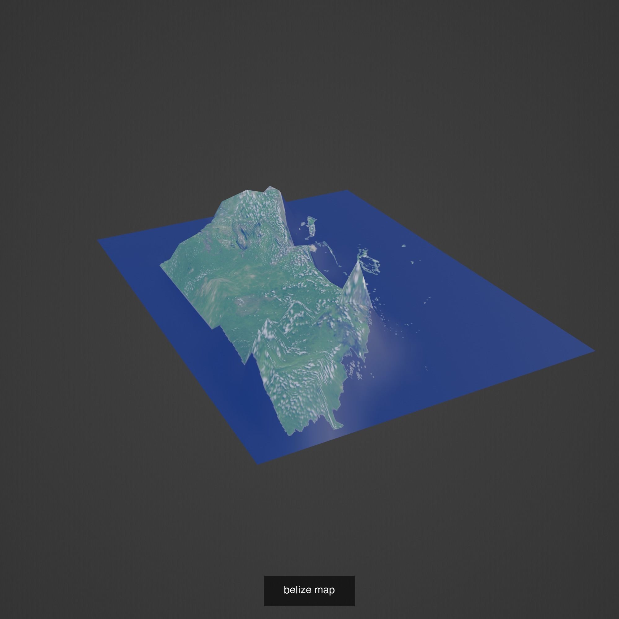 All Countries Map Topography Printing Models 3D Model Collection_28