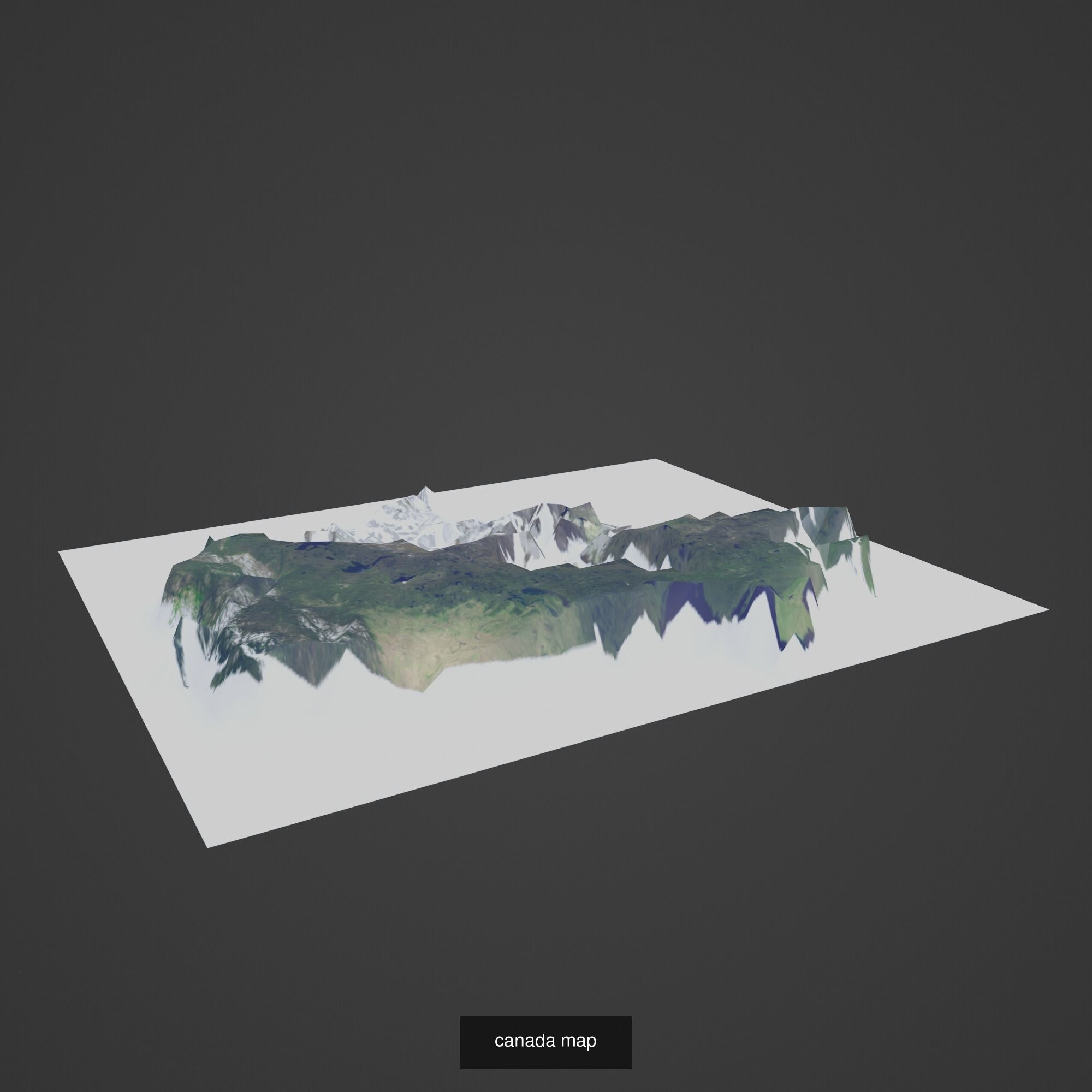 All Countries Map Topography Printing Models 3D Model Collection_43