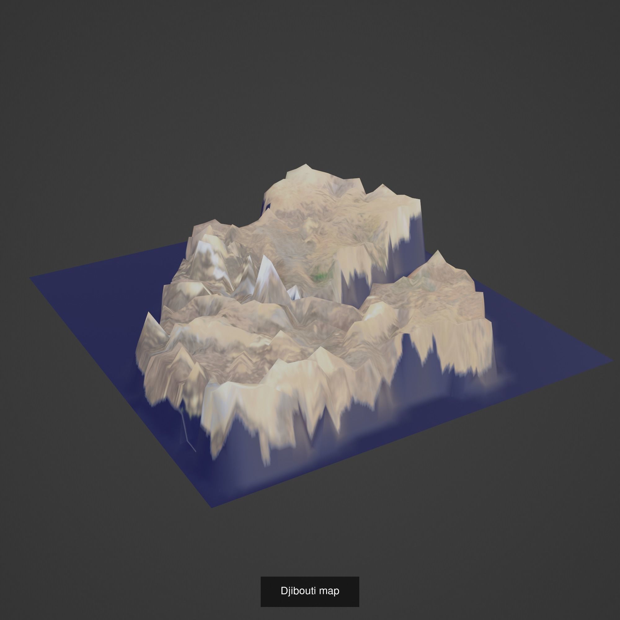 All Countries Map Topography Printing Models 3D Model Collection_57