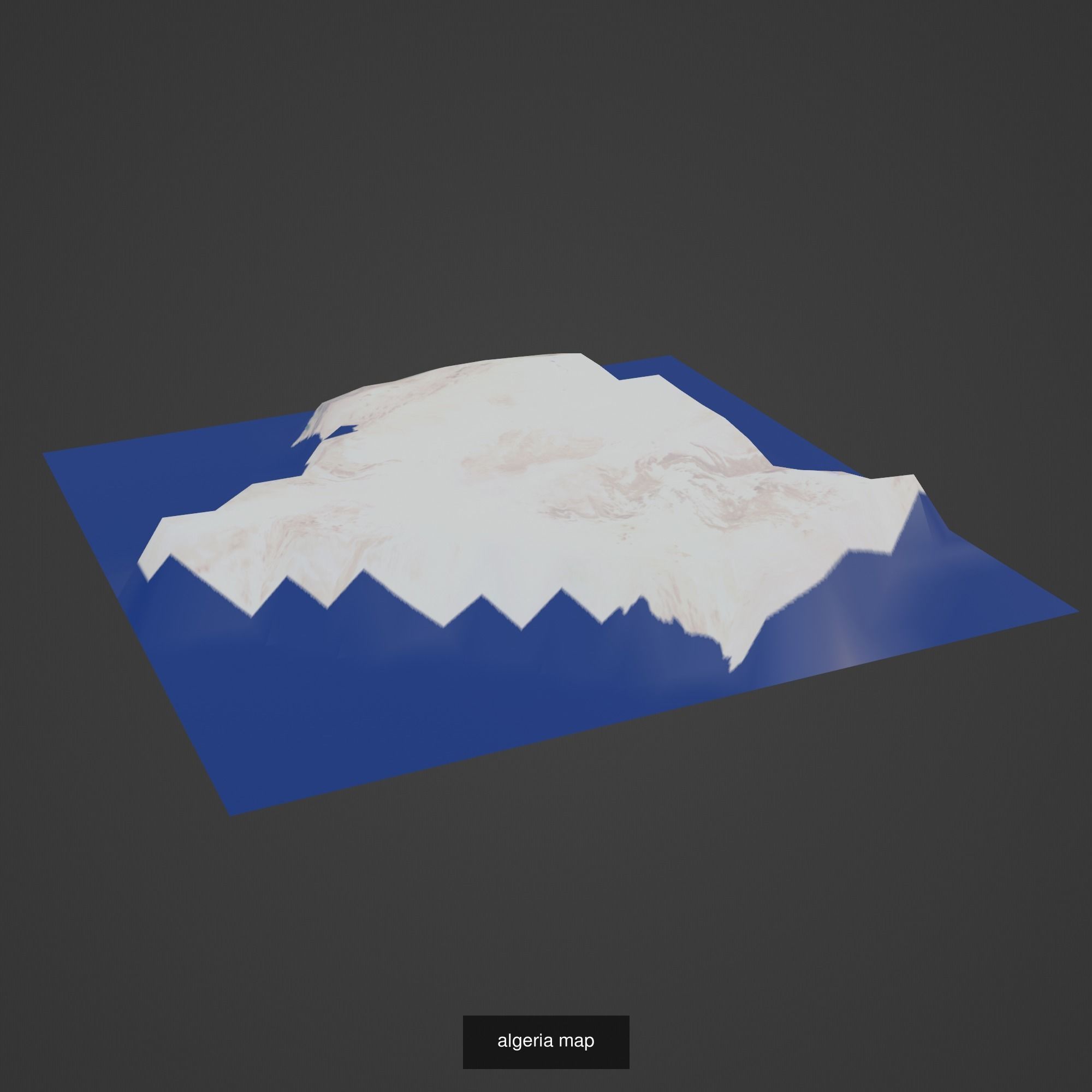 All Countries Map Topography Printing Models 3D Model Collection_15