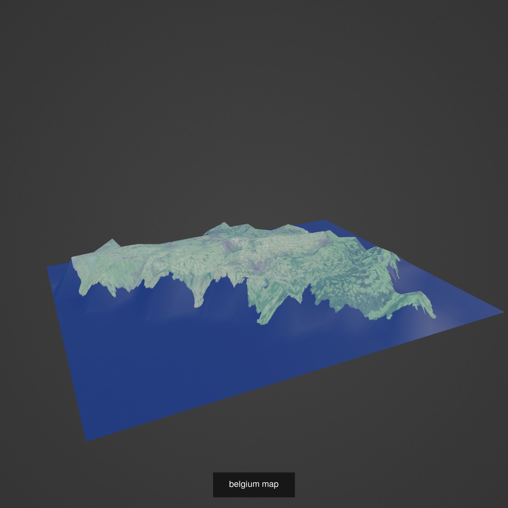 All Countries Map Topography Printing Models 3D Model Collection_27