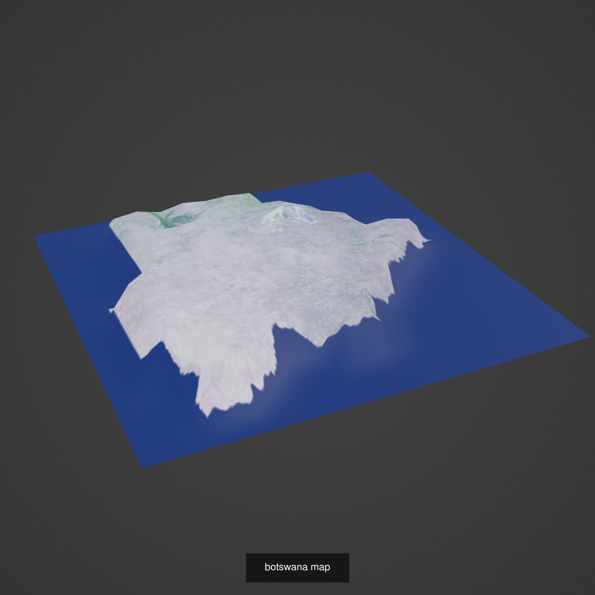 All Countries Map Topography Printing Models 3D Model Collection_34