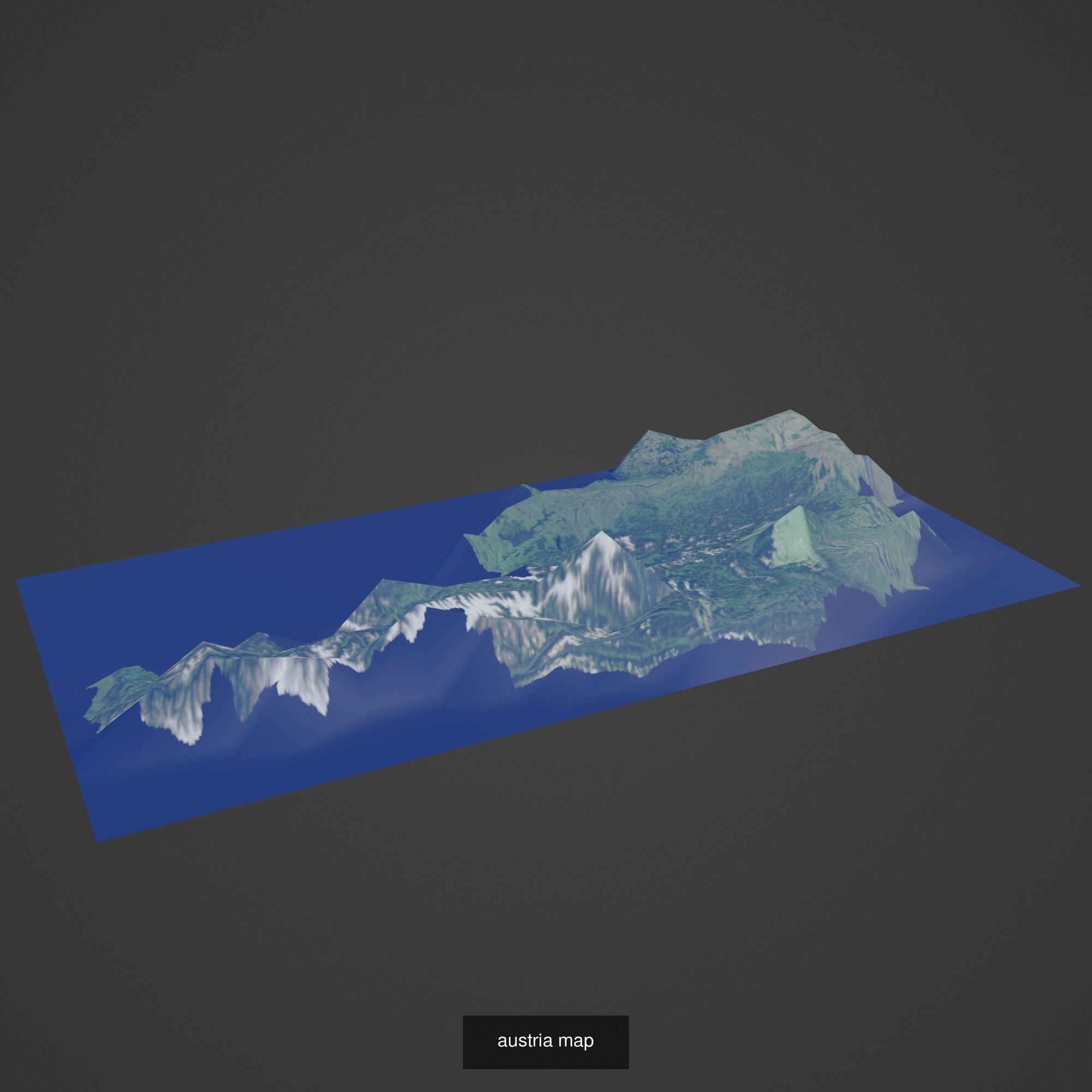 All Countries Map Topography Printing Models 3D Model Collection_22
