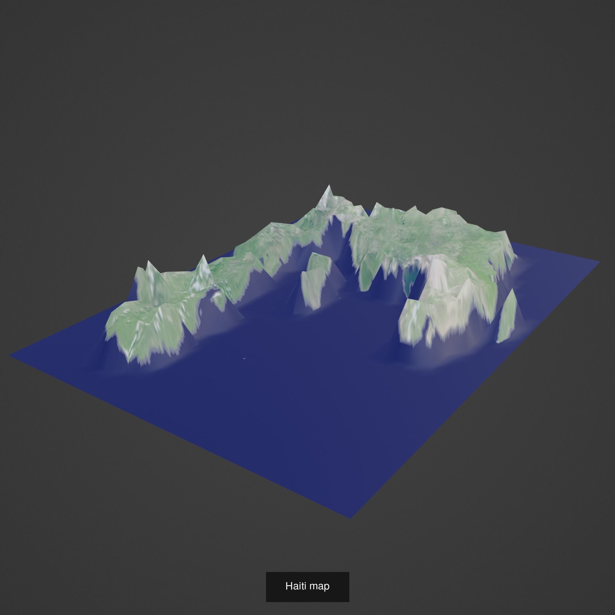 All Countries Map Topography Printing Models 3D Model Collection_81