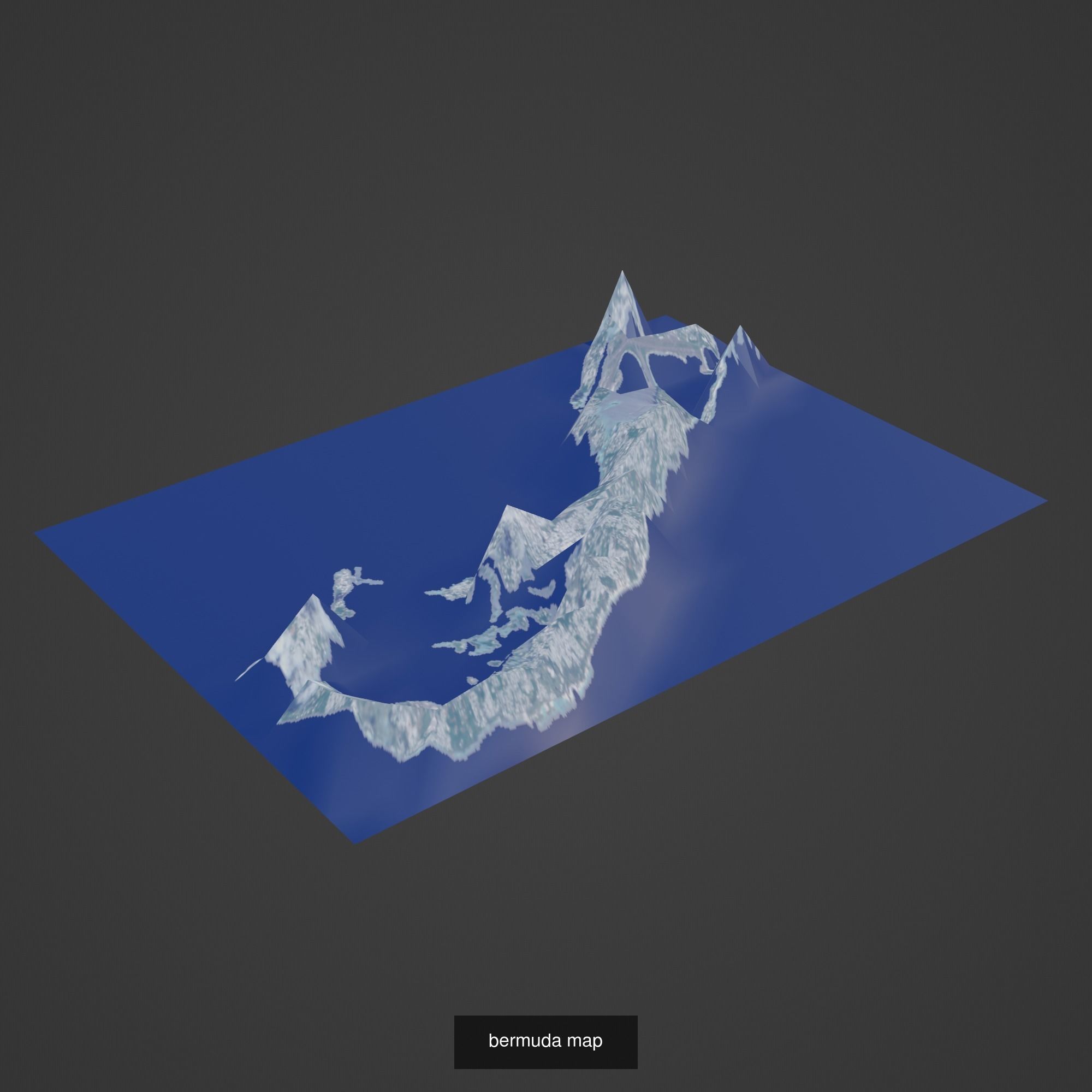 All Countries Map Topography Printing Models 3D Model Collection_30